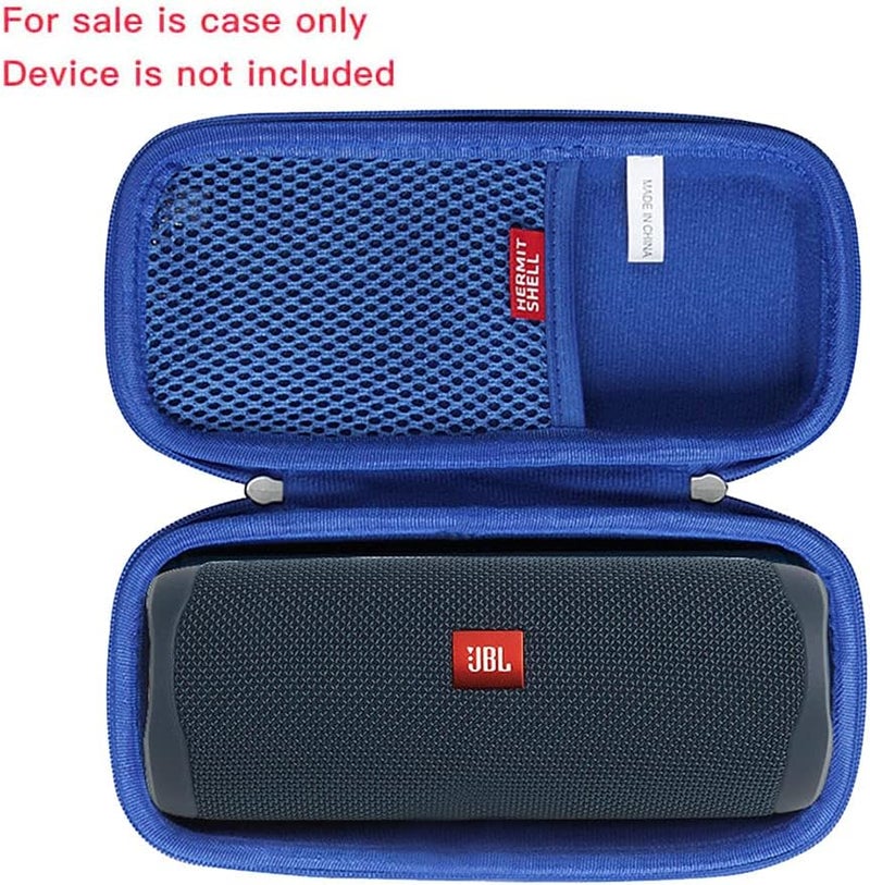 Hermitshell Hard Travel Case Fits JBL FLIP 5 / JBL FLIP 6 / JBL Flip 7 Waterproof Portable Bluetooth Speaker (Dark Blue) - Image 2